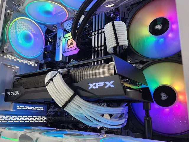 Alt view image 2 of 7 - Gaming PC Ryzen 7 5800X3D 32GB RAM 2TB SSD RX 9070 XT 16GB Windows 11 Computer