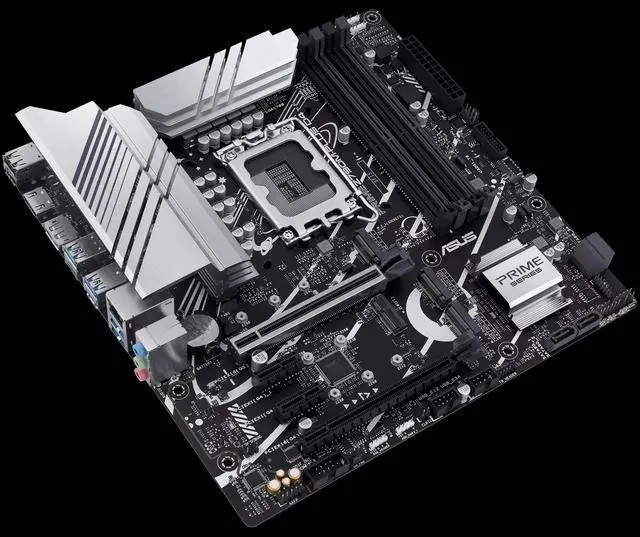Alt view image 10 of 10 - PRIME Z790M-PLUS D4 Intel LGA 1700 Micro ATX Motherboard