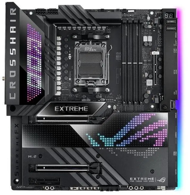 Main image of ASUS ROG CROSSHAIR X670E EXTREME AMD AM5 X670 MicroATX M.2 Desktop Motherboard A