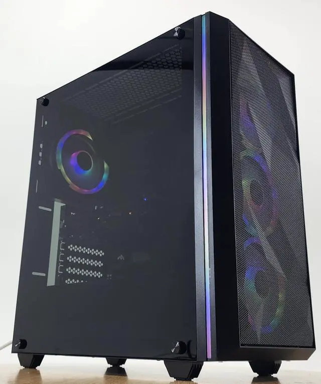 Main image of Gaming PC i3-10100F 16GB RAM 256GB SSD RX 570 8GB Windows 11 Computer
