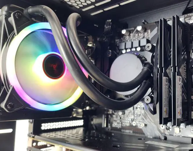 Alt view image 2 of 7 - Gaming PC i3-10100F 16GB RAM 256GB SSD RX 570 8GB Windows 11 Computer