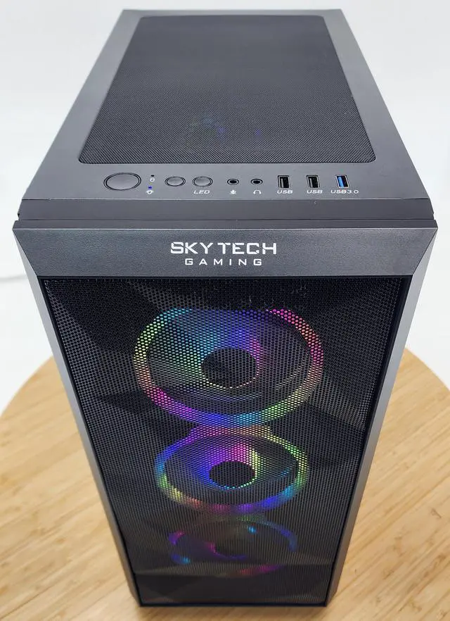 Alt view image 5 of 7 - Gaming PC i3-10100F 16GB RAM 256GB SSD RX 570 8GB Windows 11 Computer