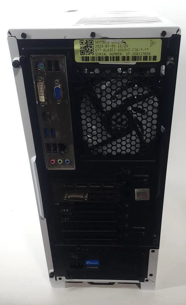 Alt view image 4 of 6 - Gaming PC i7-3770 16GB RAM 512GB SSD RX 580 8GB Windows 11 Computer