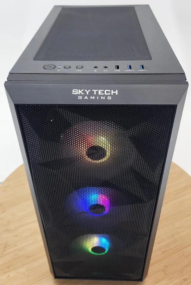 Alt view image 5 of 7 - Gaming PC i7-11700F 16GB RAM 500GB SSD+1TB HDD RTX 3060 Ti 8GB Win11 Computer