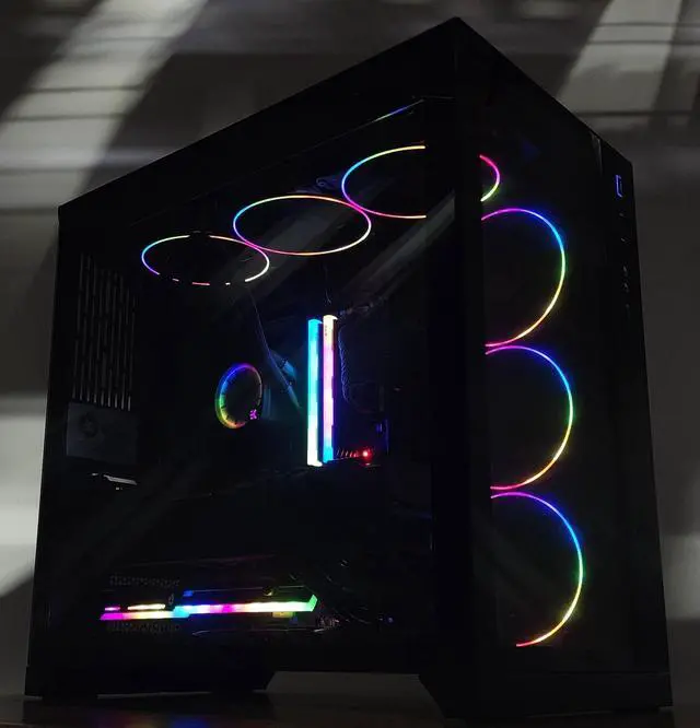 Alt view image 3 of 7 - Gaming PC Ryzen 7 9800X3D 32GB RAM 2TB SSD RX 7900 XTX 24GB Windows 11 Computer