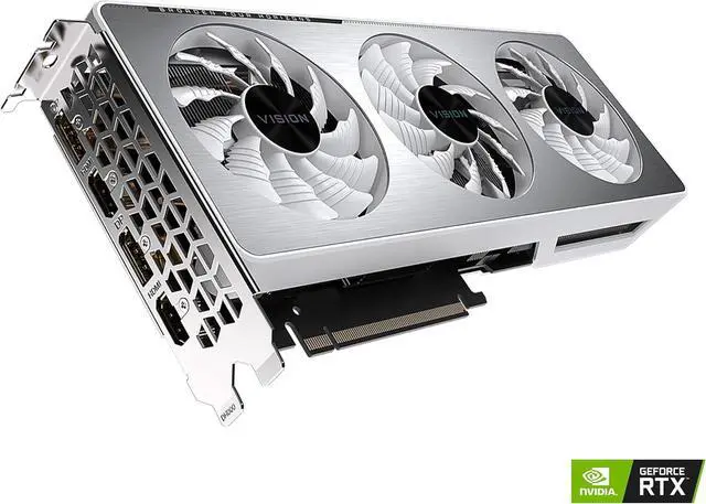 Main image of GIGABYTE RTX 3060 Ti Vision 8GB GDDR6 GV-N306TVISION OC-8GD Video Graphics Card