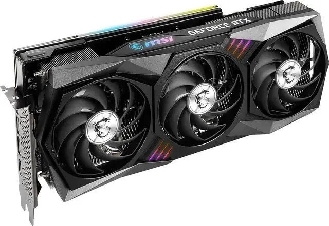 Alt view image 2 of 4 - MSI RTX 3070 Ti Gaming X Trio 8GB GDDR6 Video Graphics Card