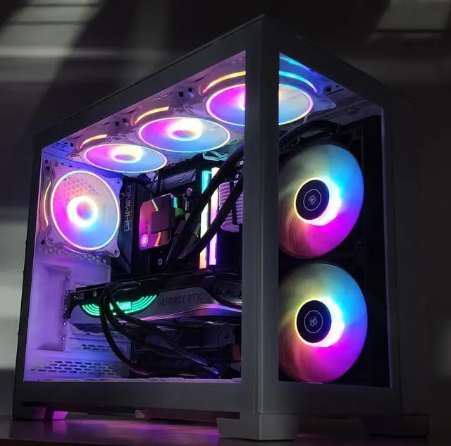 Alt view image 3 of 7 - Gaming PC Ryzen 7 9700X 32GB RAM 2TB SSD RTX 4070 Ti 12GB Windows 11 Computer