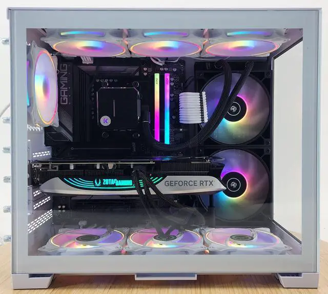 Alt view image 4 of 7 - Gaming PC Ryzen 7 9700X 32GB RAM 2TB SSD RTX 4070 Ti 12GB Windows 11 Computer
