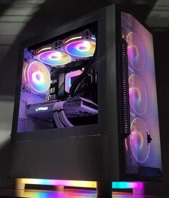 Alt view image 3 of 7 - Gaming PC Ryzen 7 7700 16GB RAM 1TB SSD RTX 3070 8GB Windows 11 Computer