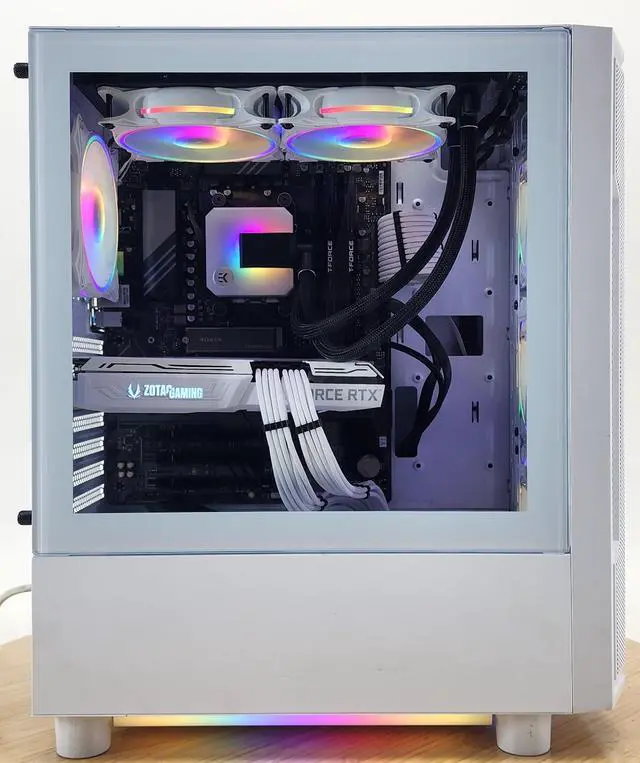 Alt view image 4 of 7 - Gaming PC Ryzen 7 7700 16GB RAM 1TB SSD RTX 3070 8GB Windows 11 Computer