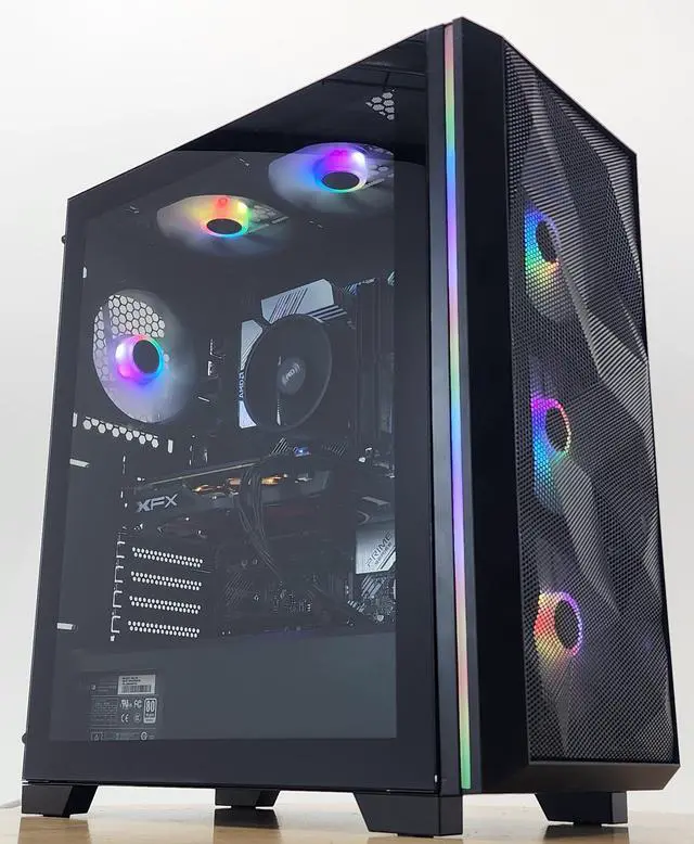 自作ゲーミングPC/新品Ryzen5 5500/16GB/RX580 Refurbished: Gaming PC Ryzen 5 5500 16GB RAM 256GB SSD RX