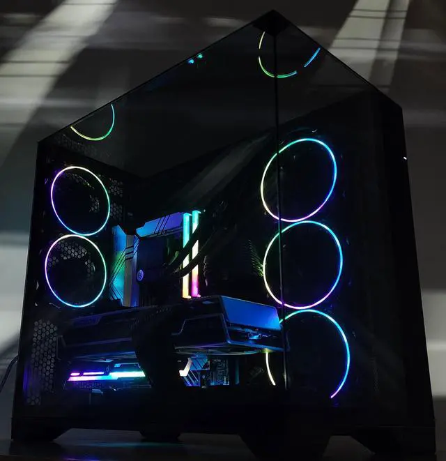 Alt view image 3 of 7 - Gaming PC i9-13900KF 32GB RAM 2TB SSD RX 7900 XTX 24GB Windows 11 Computer