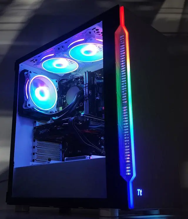 Alt view image 3 of 7 - Gaming PC i7-6700 16GB RAM 1TB SSD RX 580 8GB Windows 11 Computer
