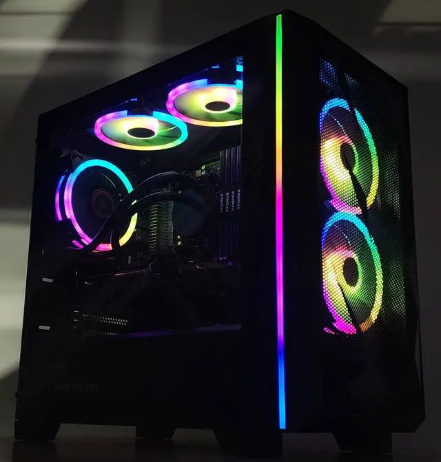 Alt view image 3 of 7 - Gaming PC Ryzen 5 8400F 32GB RAM 1TB SSD RX 7600 8GB Windows 11 Computer