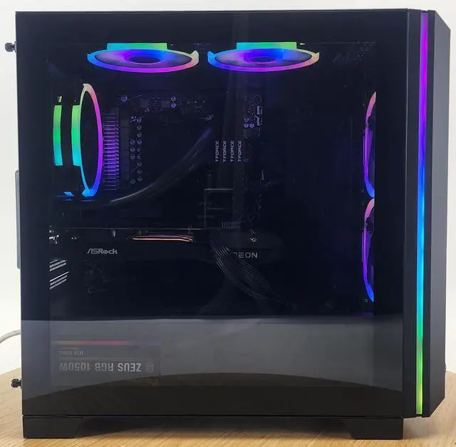 Alt view image 4 of 7 - Gaming PC Ryzen 5 8400F 32GB RAM 1TB SSD RX 7600 8GB Windows 11 Computer