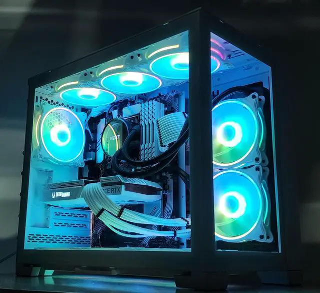 Alt view image 3 of 7 - Gaming PC i7-10700K 32GB RAM 1TB SSD RTX 3070 8GB Windows 11 Computer