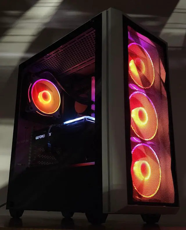 Alt view image 3 of 7 - Gaming PC i5-12600KF 16GB RAM 1TB SSD RTX 3060 Ti 8GB Windows 11 Computer