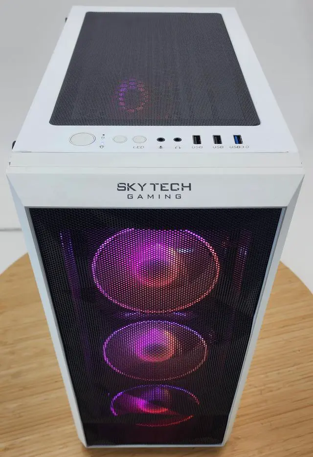 Alt view image 5 of 7 - Gaming PC i5-12600KF 16GB RAM 1TB SSD RTX 3060 Ti 8GB Windows 11 Computer