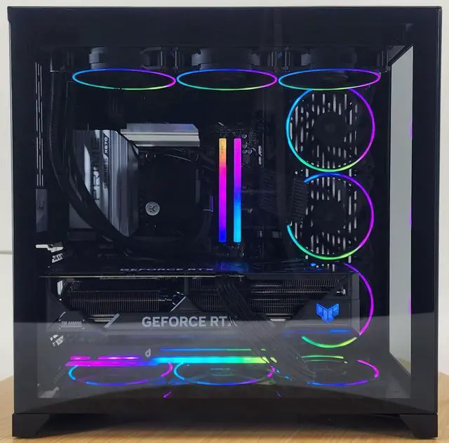 Alt view image 4 of 7 - Gaming PC Ryzen 7 7800X3D 32GB RAM 1TB SSD RTX 4080 16GB Windows 11 Computer