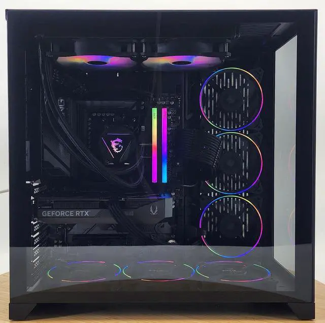 Alt view image 4 of 7 - Gaming PC Ryzen 7 7700 32GB RAM 2TB SSD RTX 5060 Ti  16GB Windows 11 Computer