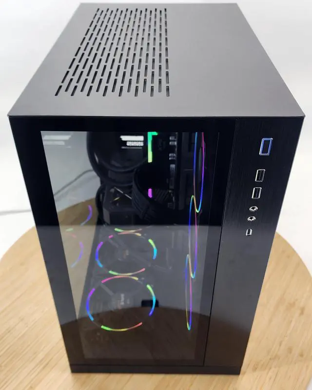 Alt view image 5 of 7 - Gaming PC Ryzen 7 7700 32GB RAM 2TB SSD RTX 5060 Ti  16GB Windows 11 Computer