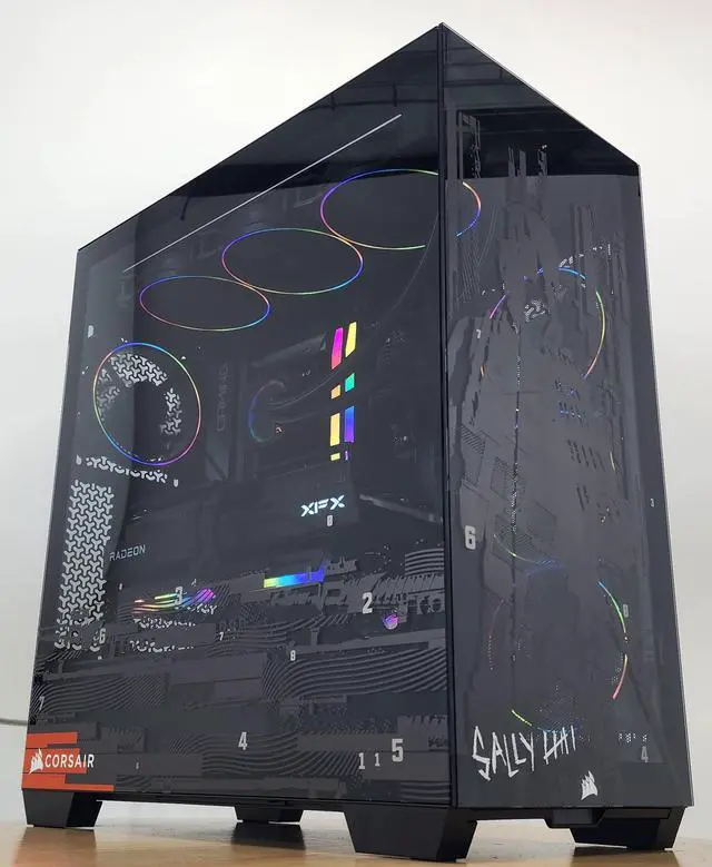 Main image of Gaming PC Ryzen 7 7800X3D 48GB RAM 2TB SSD RX 9070 XT 16GB Windows 11 Computer
