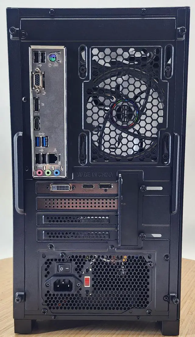 Alt view image 7 of 7 - Gaming PC i5-8600 16GB RAM 256GB SSD + 1TB HDD GTX 1650 SUPER 4GB Win11 Computer