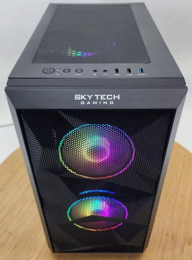 Alt view image 5 of 7 - Gaming PC i5-8600 16GB RAM 256GB SSD + 1TB HDD GTX 1650 SUPER 4GB Win11 Computer