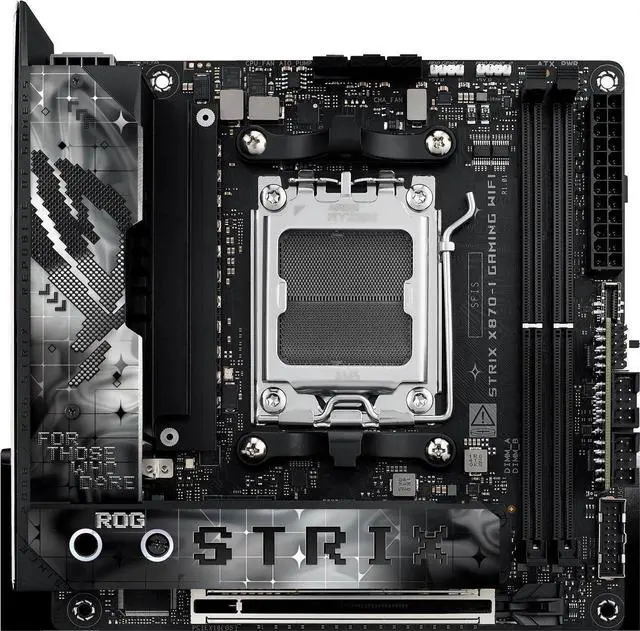 Main image of ASUS ROG STRIX X870-I GAMING WIFI AMD AM5 X870 Mini ITX Desktop Motherboard
