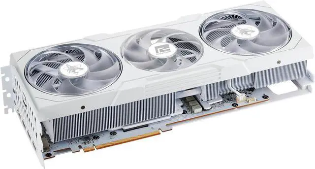 Alt view image 3 of 4 - PowerColor RX 7900 XT 20GB Hellhound Spectral White GDDR6 Video Graphics Card