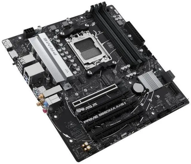 Alt view image 3 of 4 - ASUS PRIME B650M-A AX6 II  AMD AM5 MicroATX Desktop Motherboard