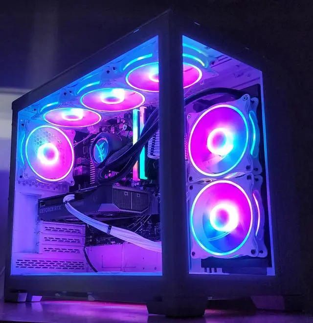 Alt view image 3 of 7 - Gaming PC Ryzen 5 8400F 32GB RAM 1TB SSD RTX 5060 Ti  16GB Windows 11 Computer
