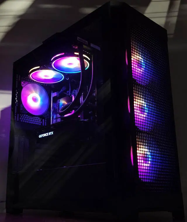 Alt view image 3 of 7 - Gaming PC i7-11700KF 32GB RAM 1TB SSD RTX 4060 Ti 8GB Windows 11 Computer