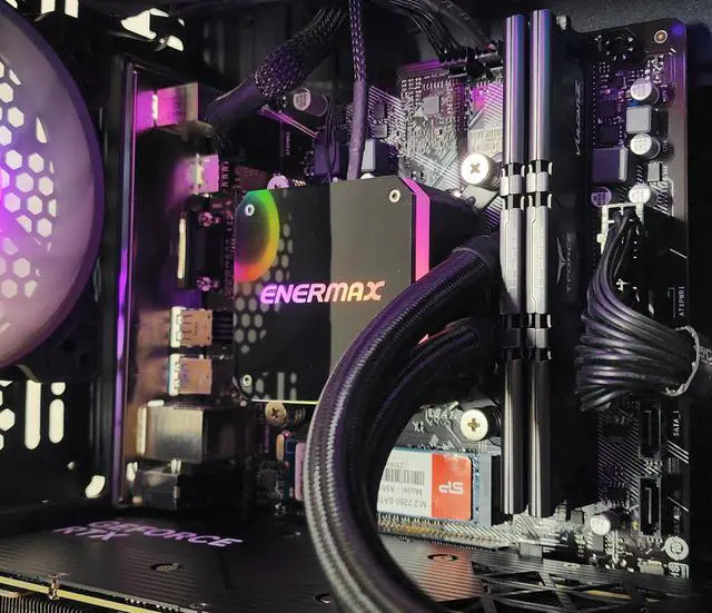 Alt view image 2 of 7 - Gaming PC i7-11700KF 32GB RAM 1TB SSD RTX 4060 Ti 8GB Windows 11 Computer
