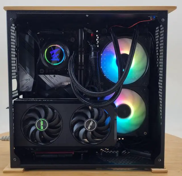 Alt view image 4 of 7 - Gaming PC i7-10700K 16GB RAM 1TB SSD RTX 3070 8GB Windows 11 PC