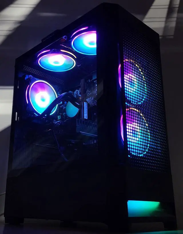 Alt view image 3 of 7 - Gaming PC i7-11700F 16GB RAM 1TB SSD GTX 1660 Ti 6GB Windows 11 Computer