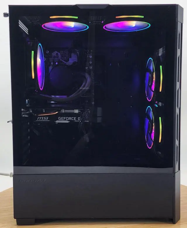 Alt view image 4 of 7 - Gaming PC i7-11700F 16GB RAM 1TB SSD GTX 1660 Ti 6GB Windows 11 Computer