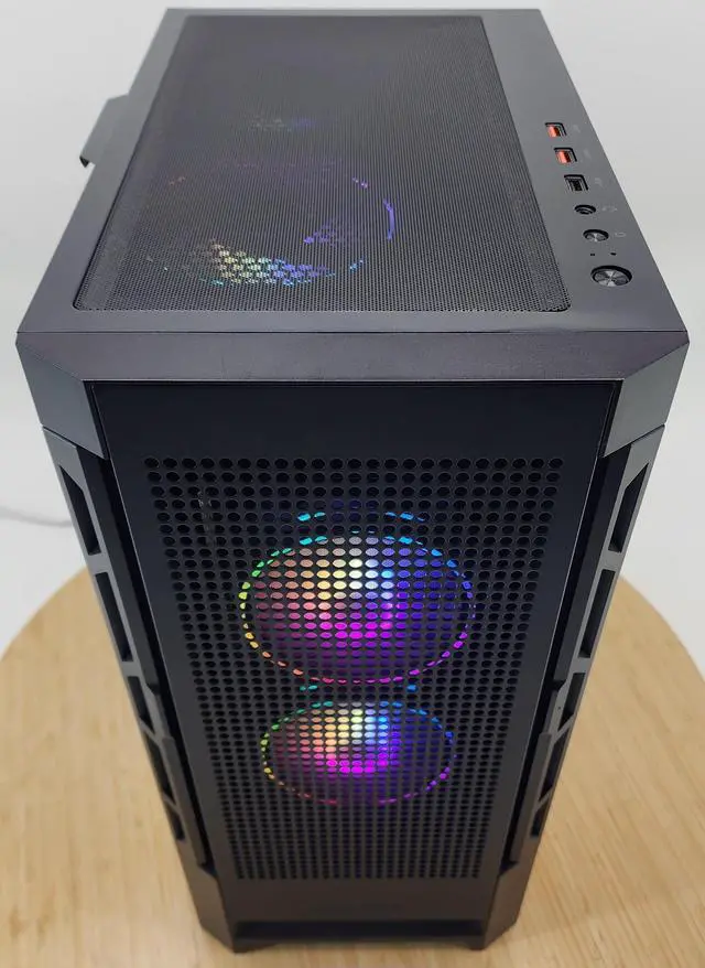 Alt view image 5 of 7 - Gaming PC i7-11700F 16GB RAM 1TB SSD GTX 1660 Ti 6GB Windows 11 Computer