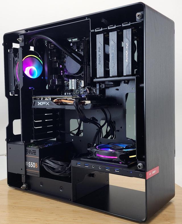 Alt view image 2 of 7 - Gaming PC i5-9400F 16GB RAM 500GB SSD RX 580 8GB Windows 11 Computer