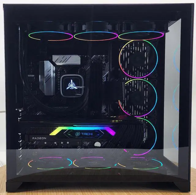 Alt view image 4 of 7 - Gaming PC Ryzen 7 5700X3D 32GB RAM 1TB SSD RX 6800 XT 16GB Windows 11 Computer