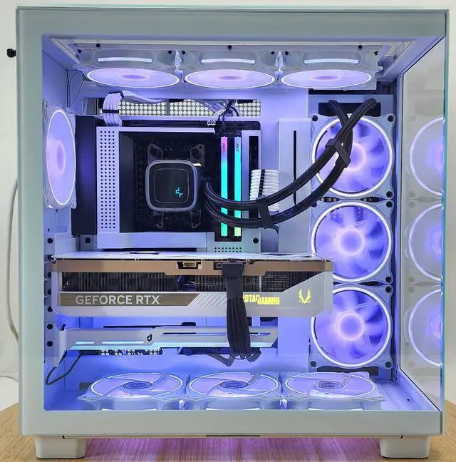 Alt view image 4 of 7 - Gaming PC Ryzen 9 9900X 32GB RAM 2TB SSD RTX 5080 16GB Windows 11 Computer