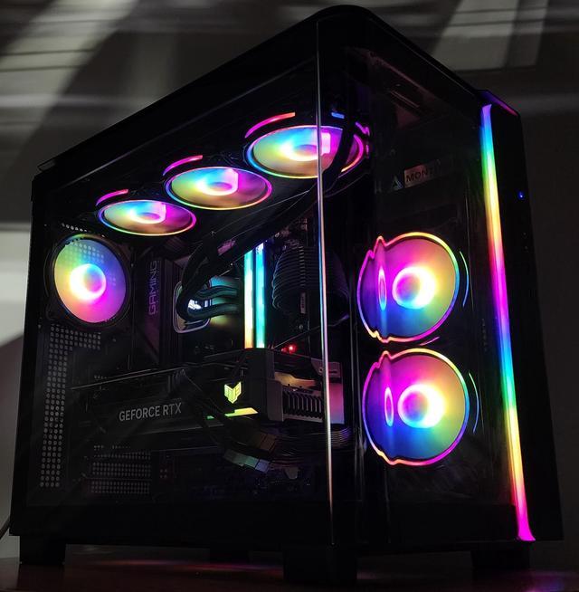 Alt view image 3 of 7 - Gaming PC Ryzen 7 7800X3D 32GB RAM 1TB SSD RTX 4070 Ti 12GB Windows 11 Computer