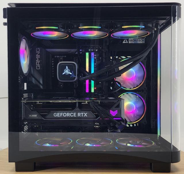 Alt view image 4 of 7 - Gaming PC Ryzen 7 7800X3D 32GB RAM 1TB SSD RTX 4070 Ti 12GB Windows 11 Computer