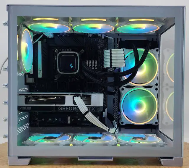 Alt view image 4 of 7 - Gaming PC i7-12700K 32GB RAM 1TB SSD RTX 4060 Ti 8GB Windows 11 Computer