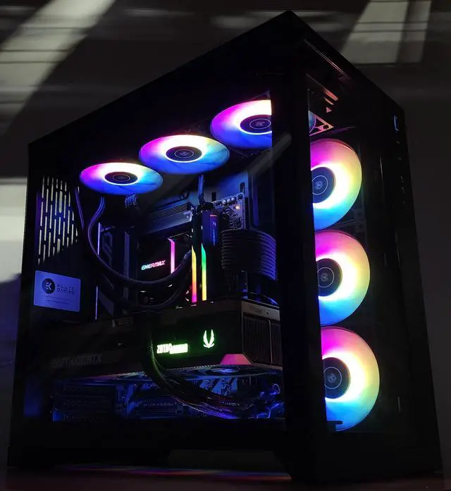 Alt view image 3 of 7 - Gaming PC Ultra 9 285K 96GB RAM 4TB SSD RTX 5090 32GB Windows 11 Computer