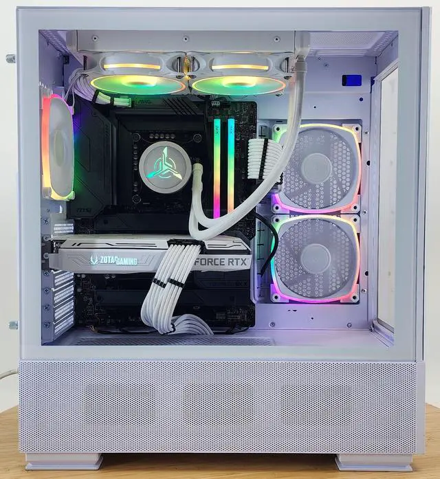Alt view image 4 of 7 - Gaming PC i5-14600K 32GB RAM 1TB SSD RTX 3070 8GB Windows 11 Computer