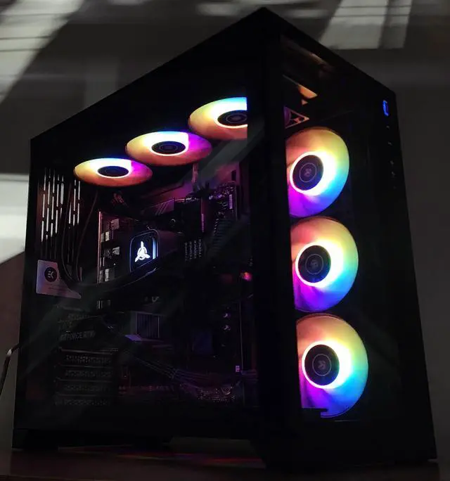 Alt view image 3 of 7 - Gaming PC Ryzen 5 9600X 32GB RAM 1TB SSD RTX 5060  8GB Windows 11 Computer