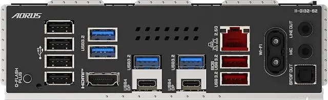 Alt view image 8 of 8 - GIGABYTE X870E AORUS ELITE WIFI7 AM5 LGA 1718, ATX, DDR5, 4x M.2, PCIe 5.0, USB4, Wi-Fi 7, 2.5GbE LAN, EZ-Latch