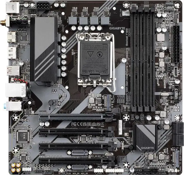 Main image of Gigabyte B760M C V2 Intel  LGA 1700 mATX Desktop Motherboard